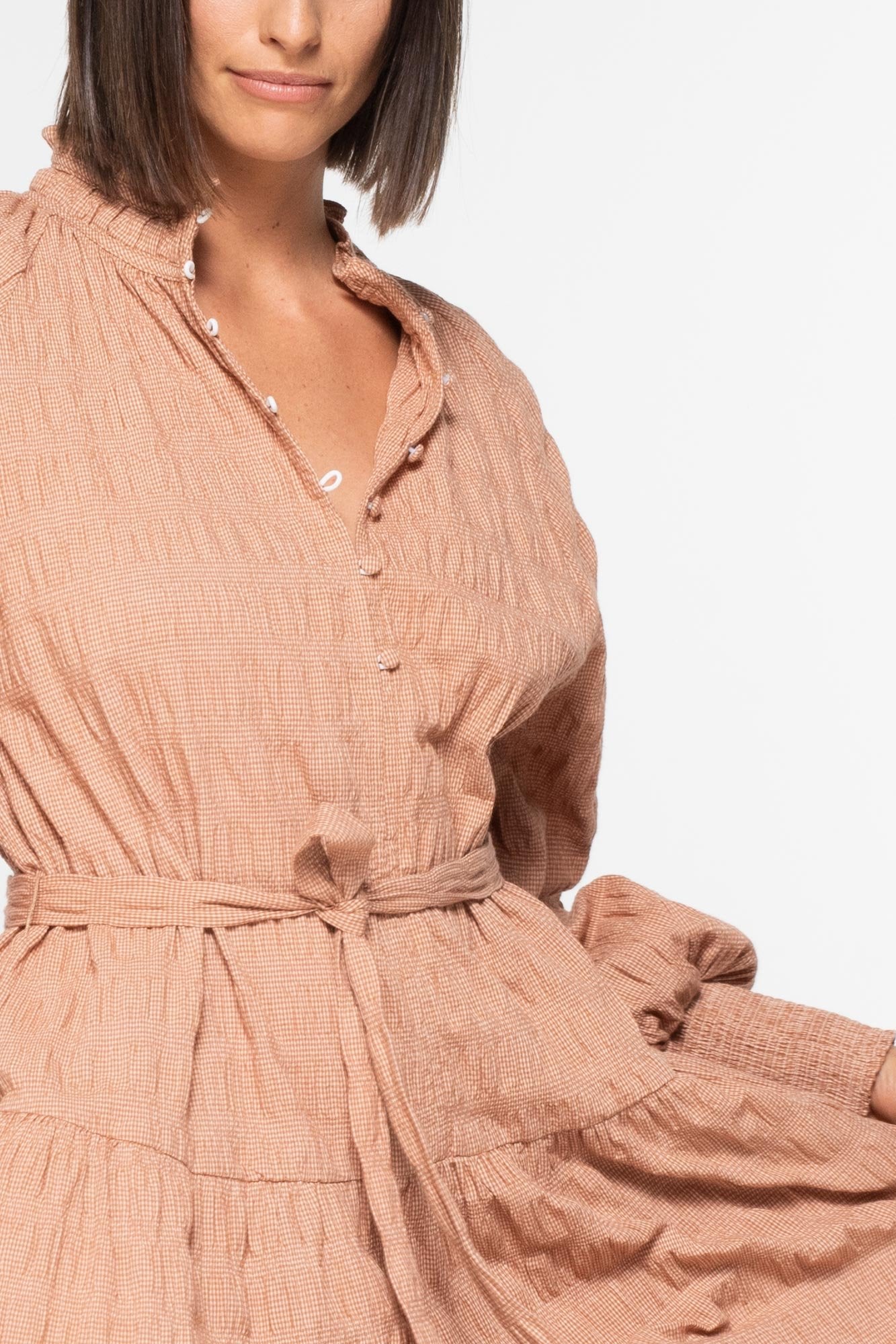 Tether Dress in Russet Mini Tether Dress in Russet Mini