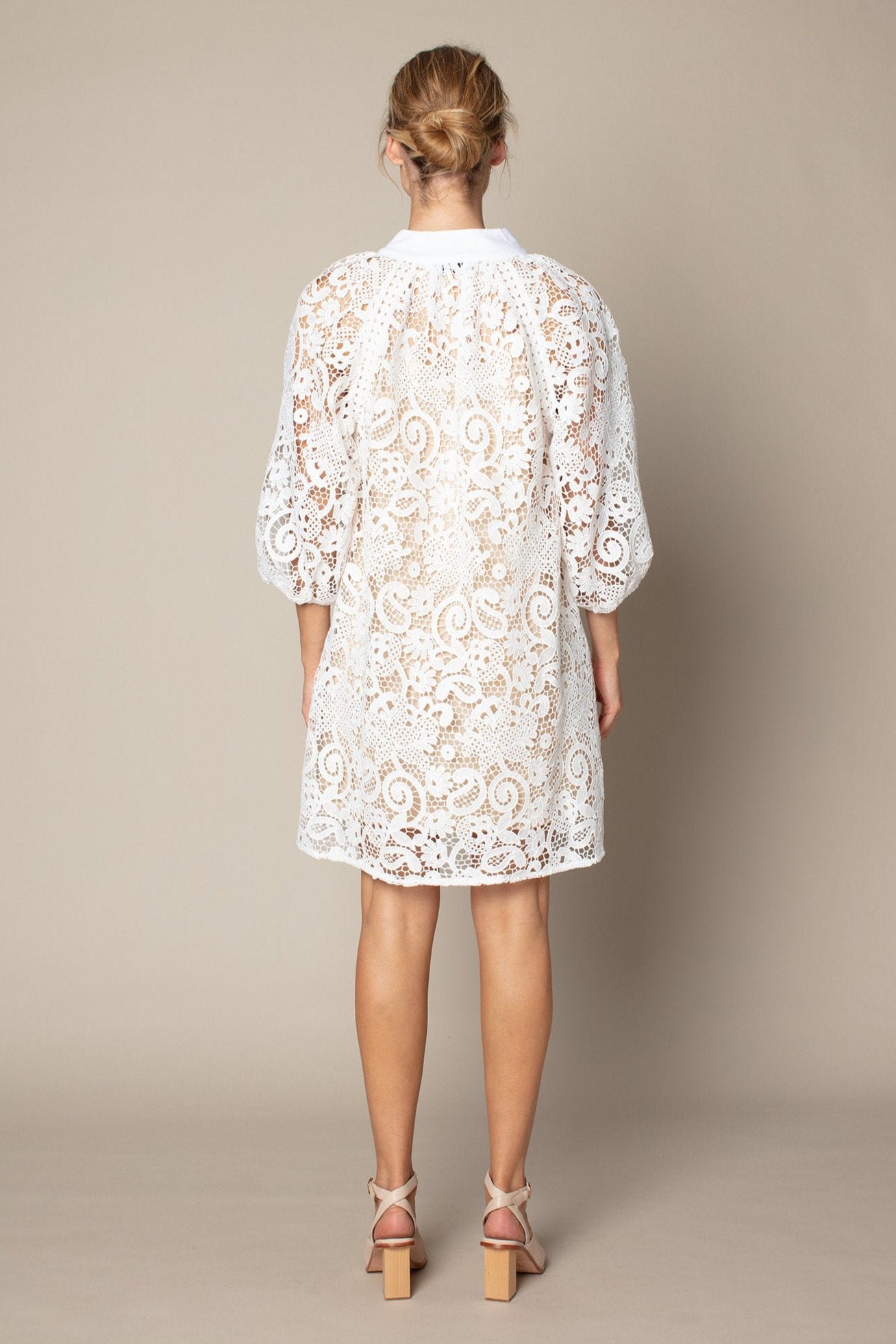 Usher Dress in Porcelain Lace Usher Dress in Porcelain Lace